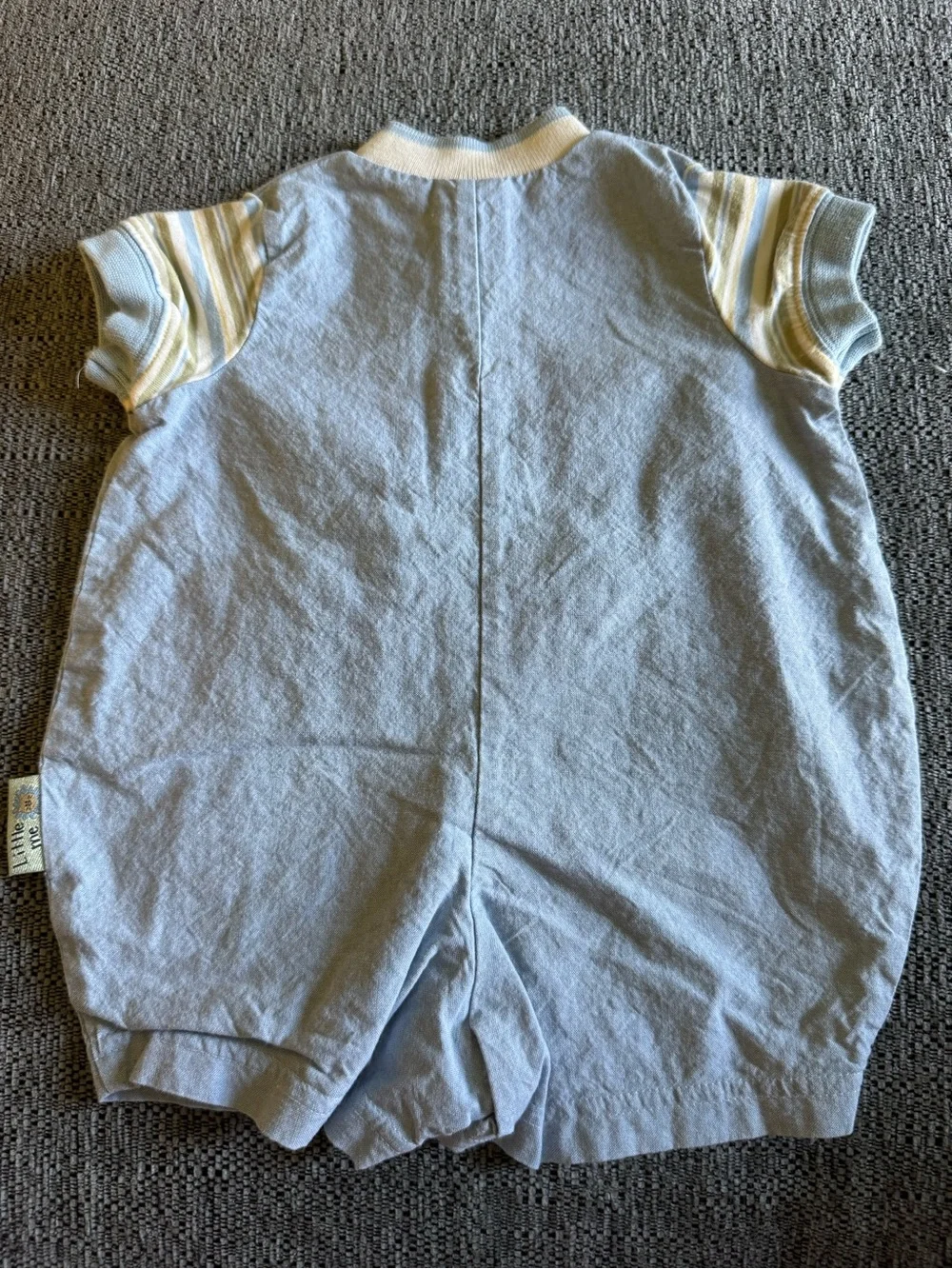 baby boy vintage embroidered one pieces bundle, footie pjs, overalls, rompers